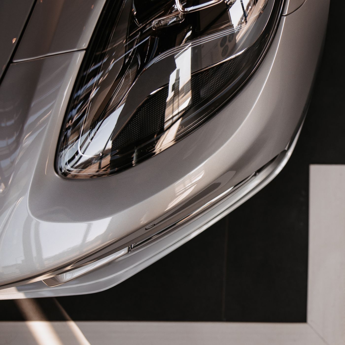 Scheinwerfer-Detail, Produktfotografie